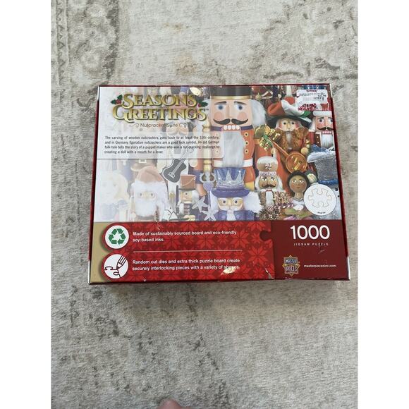 Christmas Nutcracker 1000 Piece Jigsaw Puzzle BNIB Sealed Master‎ Pieces - Picture 2 of 2
